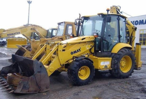 Komatsu WB 97-R Kepçe İş Makine Camları